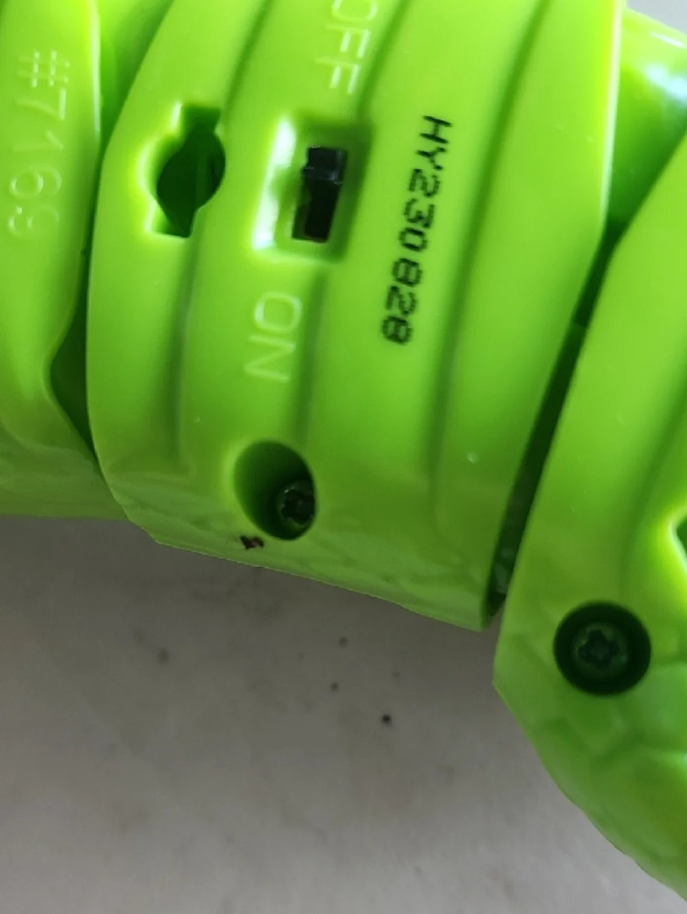 Neon Lime Flexible Snake Toy